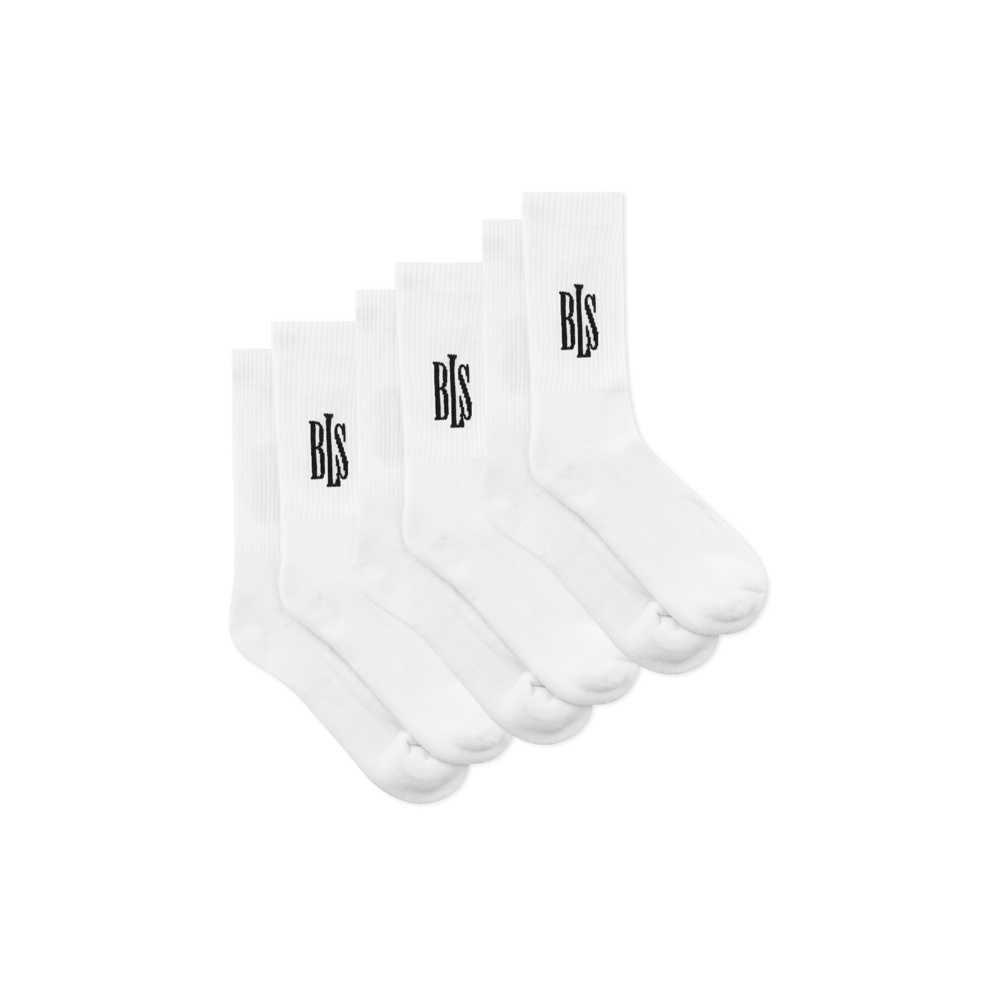 BLS Socks 3-pack - White