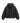 Florentina Hood Sherpa Jacket - Black