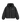 Florentina Hood Sherpa Jacket - Black