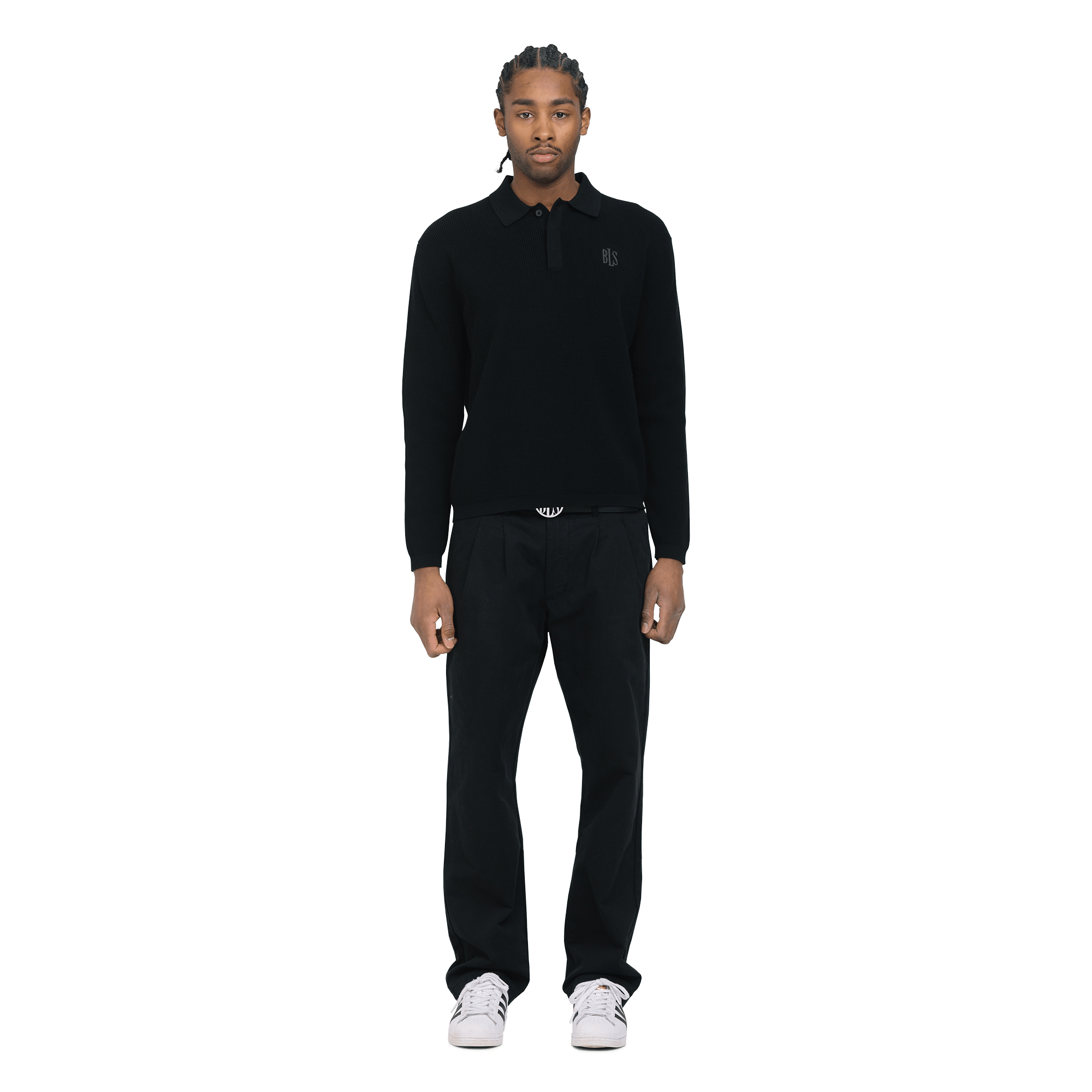 William Knit Polo - Black – BLS Hafnia
